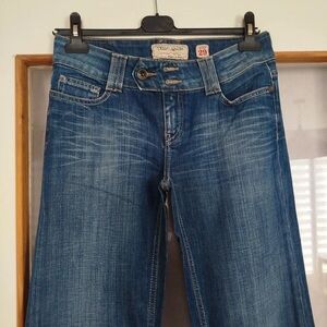 Trendy Blue Flare Jeans